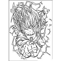 ぬりえページ: ドラゴンボールZ (漫画) #38686 - 無料の印刷可能なぬりえページ