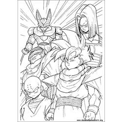 ぬりえページ: ドラゴンボールZ (漫画) #38695 - 無料の印刷可能なぬりえページ