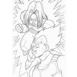 ぬりえページ: ドラゴンボールZ (漫画) #38734 - 無料の印刷可能なぬりえページ