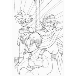 ぬりえページ: ドラゴンボールZ (漫画) #38740 - 無料の印刷可能なぬりえページ