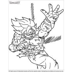 ぬりえページ: ドラゴンボールZ (漫画) #38749 - 無料の印刷可能なぬりえページ