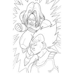 ぬりえページ: ドラゴンボールZ (漫画) #38804 - 無料の印刷可能なぬりえページ