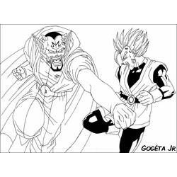 ぬりえページ: ドラゴンボールZ (漫画) #38811 - 無料の印刷可能なぬりえページ