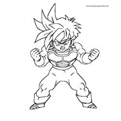 ぬりえページ: ドラゴンボールZ (漫画) #38815 - 無料の印刷可能なぬりえページ