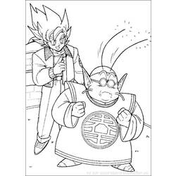 ぬりえページ: ドラゴンボールZ (漫画) #38830 - 無料の印刷可能なぬりえページ