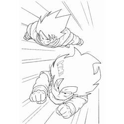 ぬりえページ: ドラゴンボールZ (漫画) #38842 - 無料の印刷可能なぬりえページ