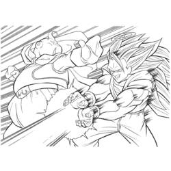 ぬりえページ: ドラゴンボールZ (漫画) #38846 - 無料の印刷可能なぬりえページ