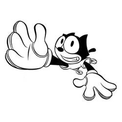 ぬりえページ: 猫のフェリックス (漫画) #47901 - 無料の印刷可能なぬりえページ