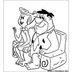 ぬりえページ: フリントストーン (漫画) #29607 - 無料の印刷可能なぬりえページ