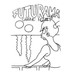 ぬりえページ: フューチュラマ (漫画) #48402 - 無料の印刷可能なぬりえページ