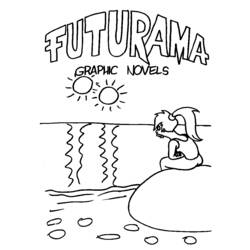 ぬりえページ: フューチュラマ (漫画) #48419 - 無料の印刷可能なぬりえページ