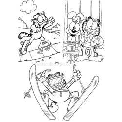 ぬりえページ: ガーフィールド (漫画) #26289 - 無料の印刷可能なぬりえページ