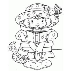 ぬりえページ: ストロベリーショートケーキ / ストロベリー (漫画) #35518 - 無料の印刷可能なぬりえページ
