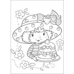 ぬりえページ: ストロベリーショートケーキ / ストロベリー (漫画) #35521 - 無料の印刷可能なぬりえページ