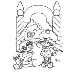 ぬりえページ: ストロベリーショートケーキ / ストロベリー (漫画) #35522 - 無料の印刷可能なぬりえページ