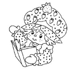 ぬりえページ: ストロベリーショートケーキ / ストロベリー (漫画) #35523 - 無料の印刷可能なぬりえページ
