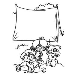 ぬりえページ: ストロベリーショートケーキ / ストロベリー (漫画) #35536 - 無料の印刷可能なぬりえページ