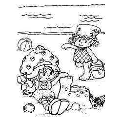 ぬりえページ: ストロベリーショートケーキ / ストロベリー (漫画) #35545 - 無料の印刷可能なぬりえページ