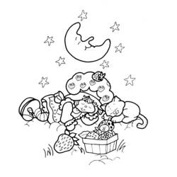 ぬりえページ: ストロベリーショートケーキ / ストロベリー (漫画) #35554 - 無料の印刷可能なぬりえページ