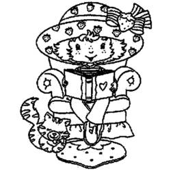 ぬりえページ: ストロベリーショートケーキ / ストロベリー (漫画) #35557 - 無料の印刷可能なぬりえページ