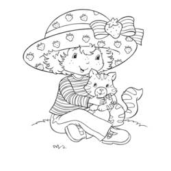 ぬりえページ: ストロベリーショートケーキ / ストロベリー (漫画) #35564 - 無料の印刷可能なぬりえページ