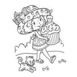 ぬりえページ: ストロベリーショートケーキ / ストロベリー (漫画) #35569 - 無料の印刷可能なぬりえページ