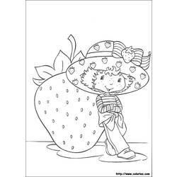 ぬりえページ: ストロベリーショートケーキ / ストロベリー (漫画) #35571 - 無料の印刷可能なぬりえページ