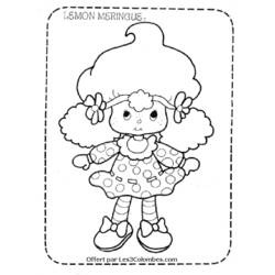ぬりえページ: ストロベリーショートケーキ / ストロベリー (漫画) #35580 - 無料の印刷可能なぬりえページ