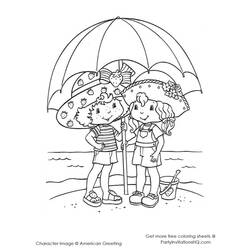 ぬりえページ: ストロベリーショートケーキ / ストロベリー (漫画) #35588 - 無料の印刷可能なぬりえページ