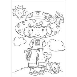 ぬりえページ: ストロベリーショートケーキ / ストロベリー (漫画) #35590 - 無料の印刷可能なぬりえページ