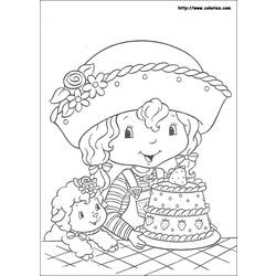 ぬりえページ: ストロベリーショートケーキ / ストロベリー (漫画) #35608 - 無料の印刷可能なぬりえページ