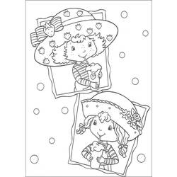 ぬりえページ: ストロベリーショートケーキ / ストロベリー (漫画) #35621 - 無料の印刷可能なぬりえページ