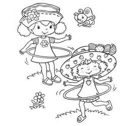 ぬりえページ: ストロベリーショートケーキ / ストロベリー (漫画) #35651 - 無料の印刷可能なぬりえページ