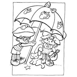 ぬりえページ: ストロベリーショートケーキ / ストロベリー (漫画) #35656 - 無料の印刷可能なぬりえページ