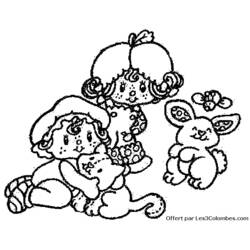 ぬりえページ: ストロベリーショートケーキ / ストロベリー (漫画) #35665 - 無料の印刷可能なぬりえページ
