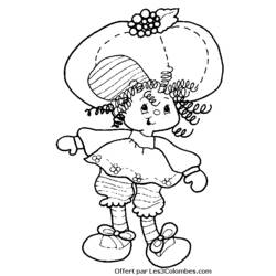 ぬりえページ: ストロベリーショートケーキ / ストロベリー (漫画) #35738 - 無料の印刷可能なぬりえページ