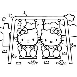 ぬりえページ: ハローキティ (漫画) #37106 - 無料の印刷可能なぬりえページ