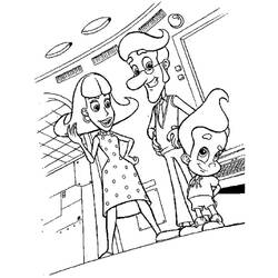 ぬりえページ: ジミー・ニュートロン (漫画) #48891 - 無料の印刷可能なぬりえページ