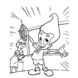 ぬりえページ: ジミー・ニュートロン (漫画) #48892 - 無料の印刷可能なぬりえページ
