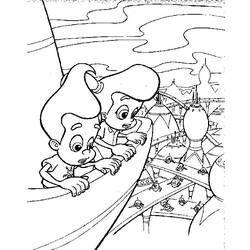 ぬりえページ: ジミー・ニュートロン (漫画) #48897 - 無料の印刷可能なぬりえページ