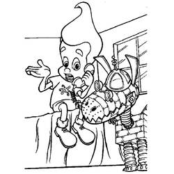 ぬりえページ: ジミー・ニュートロン (漫画) #48899 - 無料の印刷可能なぬりえページ