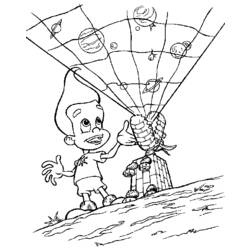 ぬりえページ: ジミー・ニュートロン (漫画) #48901 - 無料の印刷可能なぬりえページ