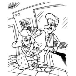 ぬりえページ: ジミー・ニュートロン (漫画) #48924 - 無料の印刷可能なぬりえページ