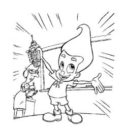ぬりえページ: ジミー・ニュートロン (漫画) #48932 - 無料の印刷可能なぬりえページ