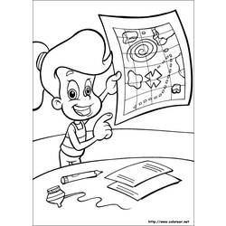 ぬりえページ: ジミー・ニュートロン (漫画) #49055 - 無料の印刷可能なぬりえページ