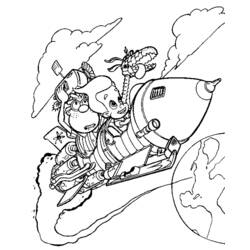 ぬりえページ: ジミー・ニュートロン (漫画) #49066 - 無料の印刷可能なぬりえページ
