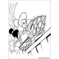 ぬりえページ: ジミー・ニュートロン (漫画) #49077 - 無料の印刷可能なぬりえページ