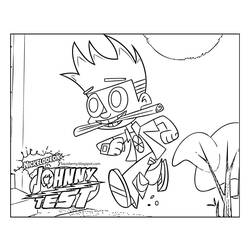 ぬりえページ: ジョニーテスト (漫画) #34991 - 無料の印刷可能なぬりえページ