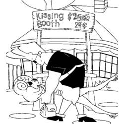 ぬりえページ: ジョニー・ブラボー (漫画) #35236 - 無料の印刷可能なぬりえページ