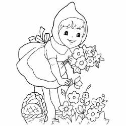 ぬりえページ: 赤頭巾ちゃん (漫画) #49180 - 無料の印刷可能なぬりえページ